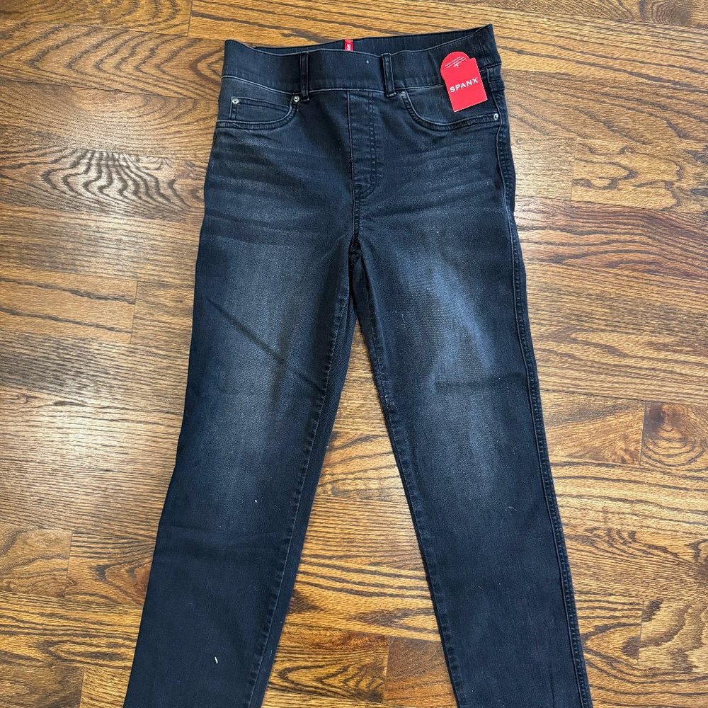 SPANX Straight Leg Jeans, Black  Vintage Black / Regular / S